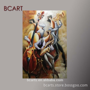 BC16-R005 Wholesale high quality handmade abstract portrait painting on canvas for decoration